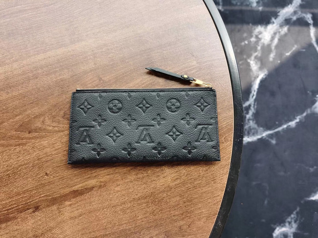 Louis Vuitton Outlet Original Monogram Empreinte Wallet M68712 black