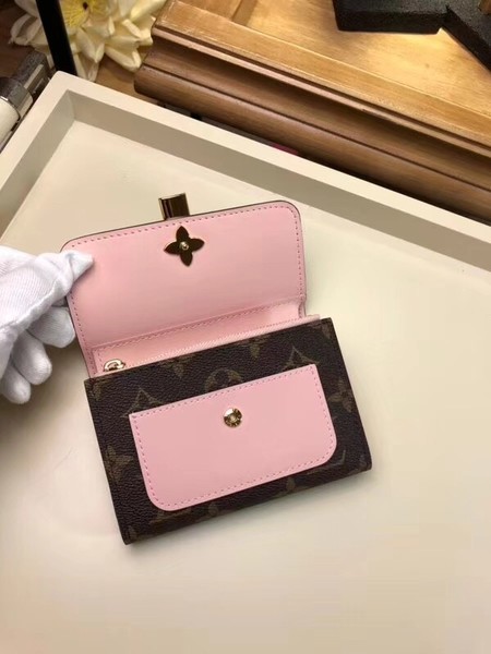 Louis Vuitton Outlet FLOWE Monogram Canvas Wallet 62578 pink