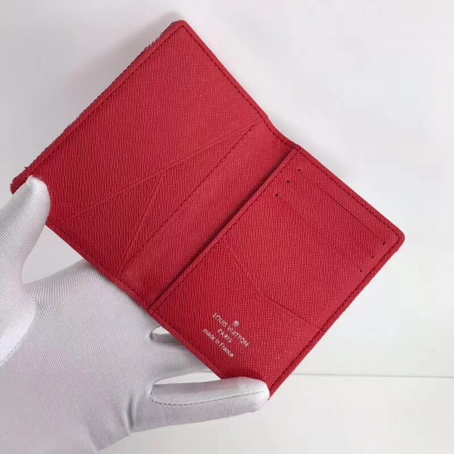 Louis Vuitton Outlet original POCKET ORGANIZER M61696 red