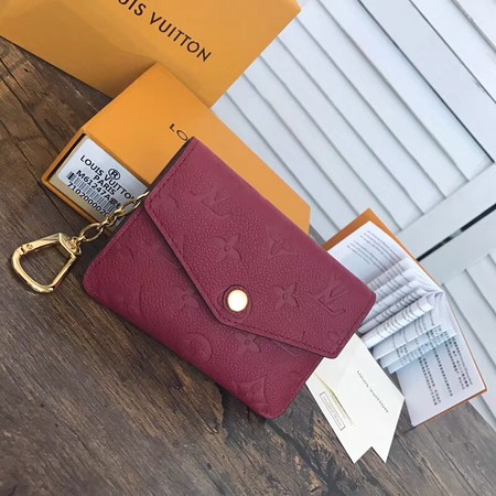 Louis Vuitton Outlet Monogram Empreinte coin purse M62017 red