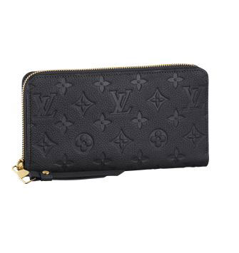 Louis Vuitton Outlet Monogram Empreinte Secret Long Wallet M93435 black