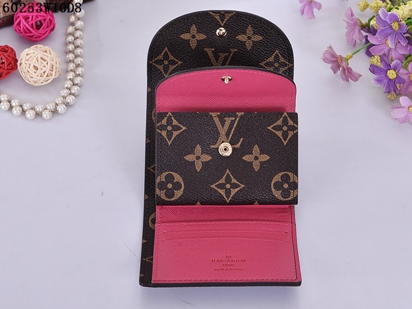 Louis Vuitton Outlet Monogram Canvas Wallet 60253 Rose