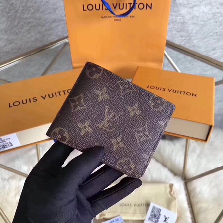 Louis Vuitton Outlet Monogram Canvas Original leather Wallet M60895