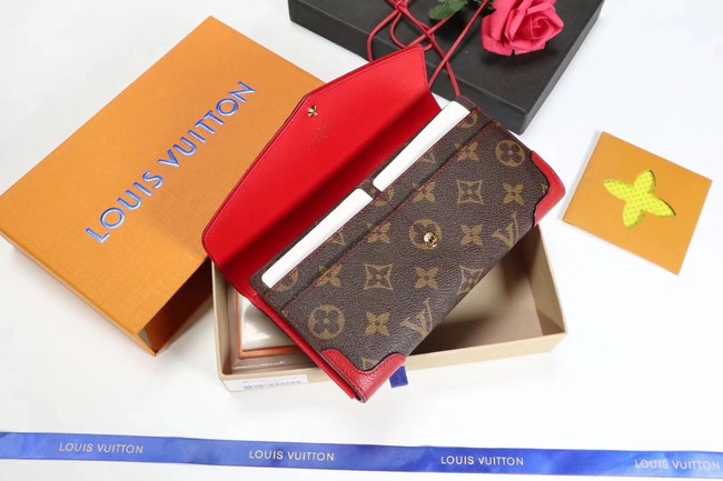 Louis Vuitton Outlet CAISSA WALLET N61184 red