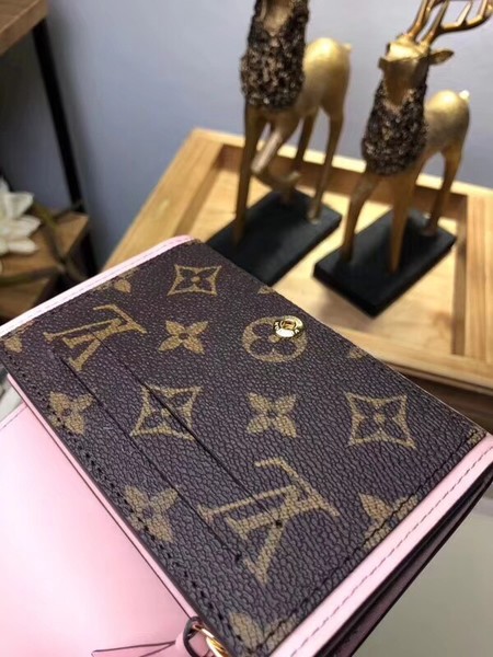 Louis Vuitton Outlet monogram canvas flore wallet 64587 pink