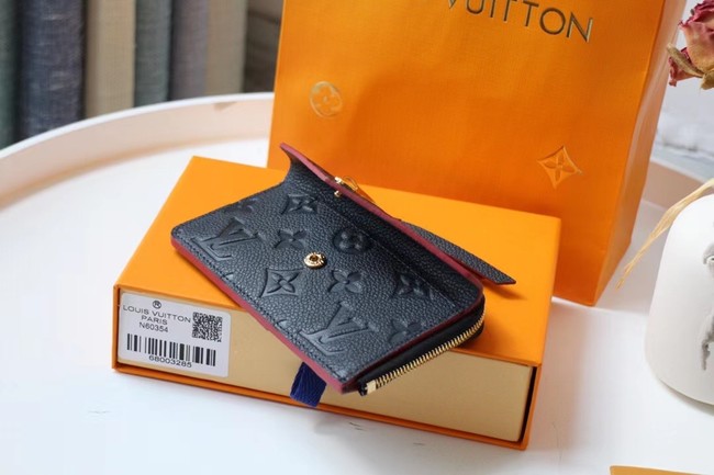 Louis Vuitton Outlet Original Monogram Empreinte Wallet M69421 Navy Blue