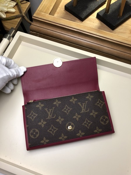 Louis Vuitton Outlet monogram canvas flore wallet 64586 rose