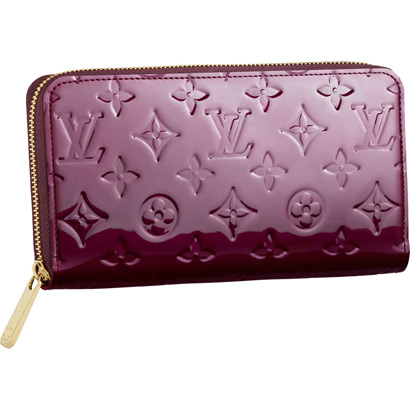 Louis Vuitton Outlet M91536 Monogram Vernis Zippy Wallet Rouge Fauviste