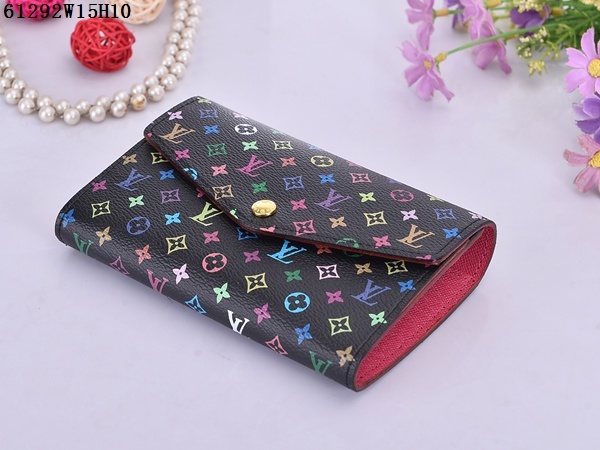 Louis Vuitton Outlet Monogram Multicolore Wallet 61292 Black