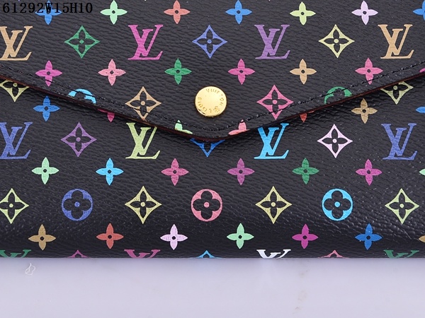 Louis Vuitton Outlet Monogram Multicolore Wallet 61292 Black