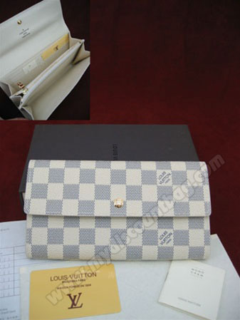 Louis Vuitton Outlet (Louis Vuitton Outlet) wallet DAMIER AZUR ZIP WALLET