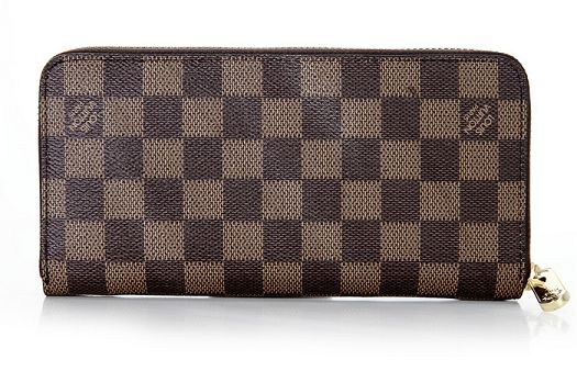 Louis Vuitton Outlet Damier Ebene Canvas Zippy Wallet Illustre N63004