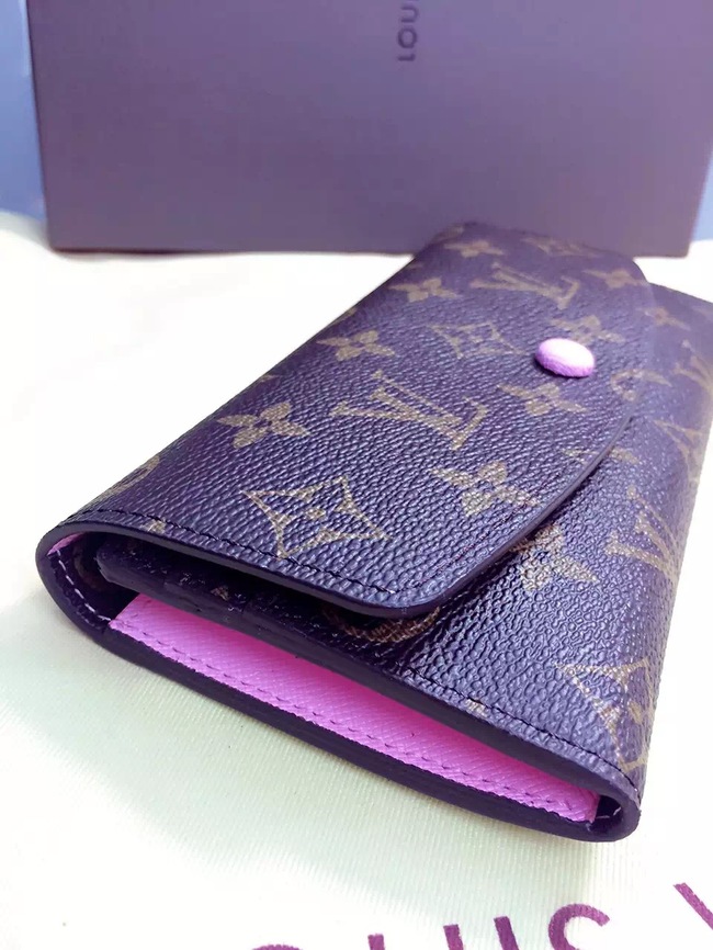 Louis Vuitton Outlet Monogram Canvas Wallet 60136 Pink