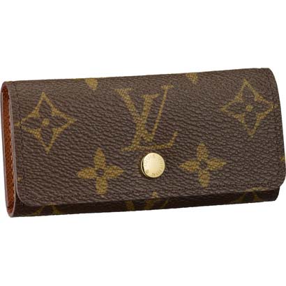 Louis Vuitton Outlet M62631 Monogram Canvas 4 Key Holder Khaki