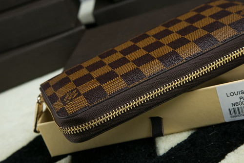 Louis Vuitton Outlet Monogram Canvas Clutch Handbag 60017 Coffee