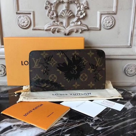 Louis Vuitton Outlet monogram canvas zippy wallet B60017