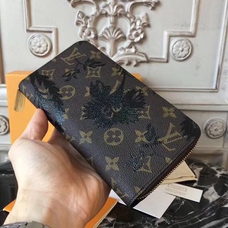 Louis Vuitton Outlet monogram canvas zippy wallet B60017