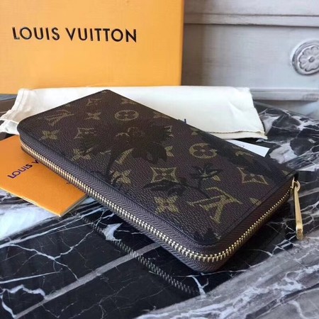 Louis Vuitton Outlet monogram canvas zippy wallet B60017