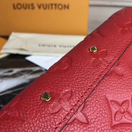 Louis Vuitton Outlet Original Monogram Empreinte Metis Wallet 62459 red