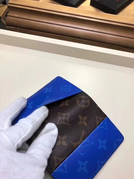 Louis Vuitton Outlet Split Monogram Canvas Card package M63021 blue