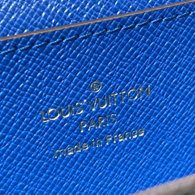 Louis Vuitton Outlet original TWIST MULTICARTES card holder M68681 blue