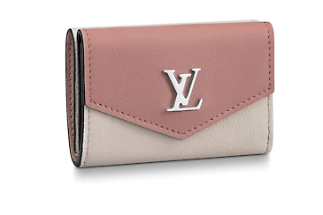 Louis Vuitton Outlet LOCKMINI WALLET M63978 ROSE BALLET BLANC MAITO NOIR