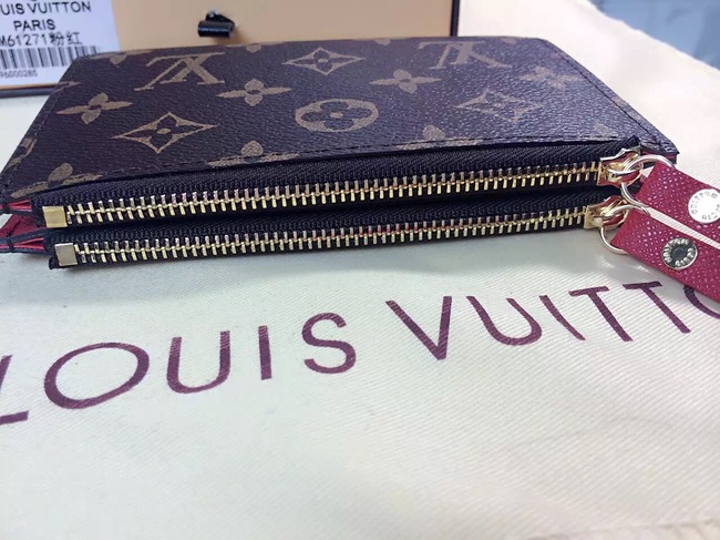 Louis Vuitton Outlet Monogram Canvas Wallet M61271 Rose