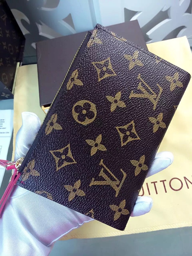 Louis Vuitton Outlet Monogram Canvas Wallet M61271 Rose