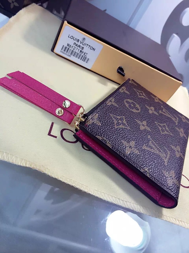 Louis Vuitton Outlet Monogram Canvas Wallet M61271 Rose