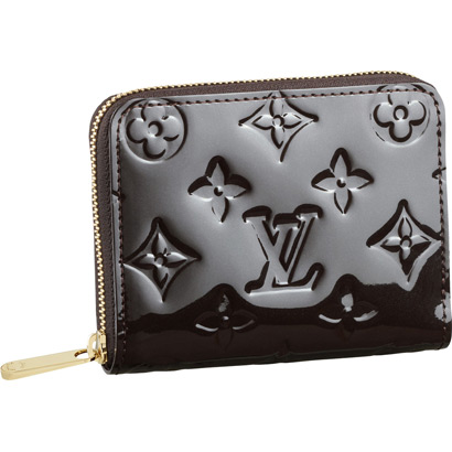 Louis Vuitton Outlet M91460 Monogram Vernis Zippy Coin Purse Terre dOmbre