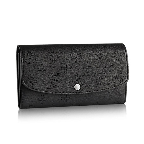 Louis Vuitton Outlet Mahina Leather Iris Wallet M60143 Noir