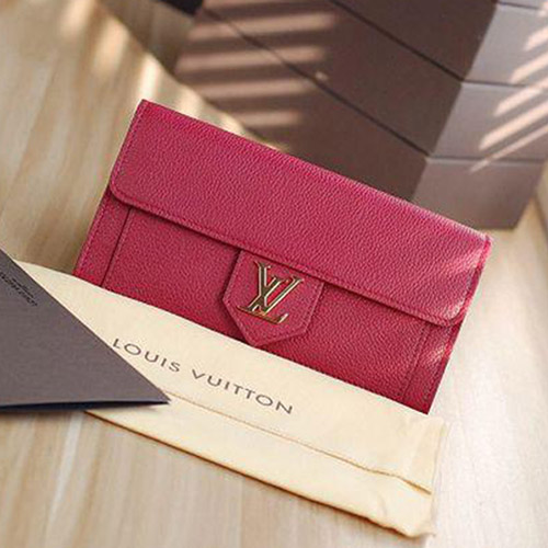 Louis Vuitton Outlet LockMe Wallet M60863 Dahlia