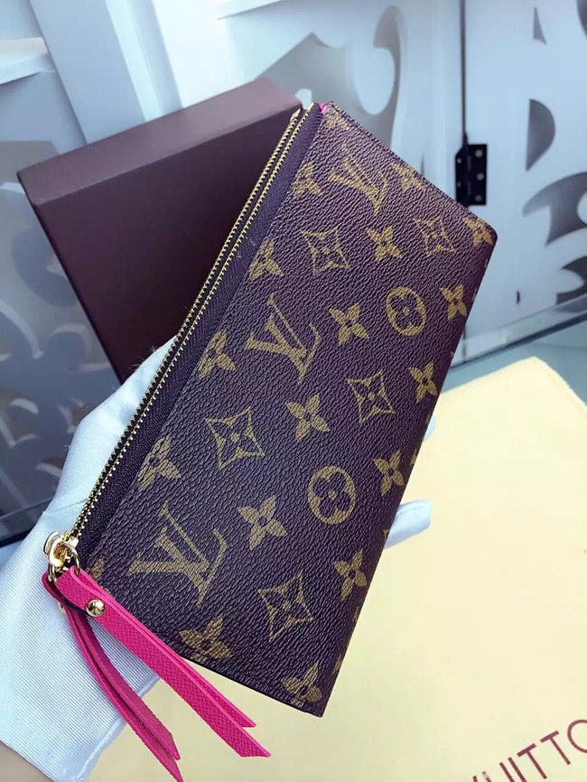 Louis Vuitton Outlet Monogram Canvas Wallet M61287 Rose