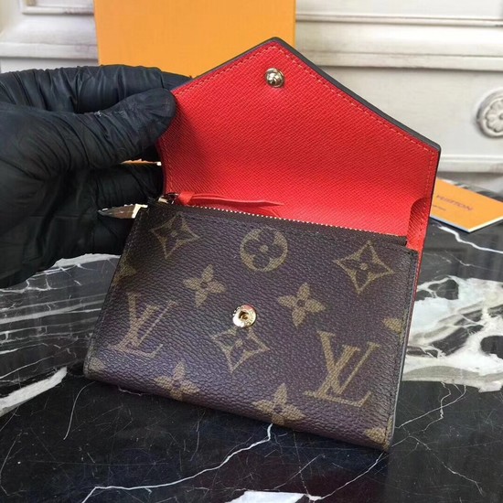 Louis Vuitton Outlet Monogram Canvas VICTORINE WALLET M41938 red