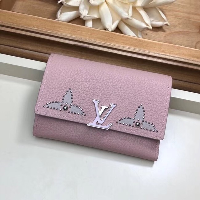 Louis Vuitton Outlet original CAPUCINES WALLET M63221 pink