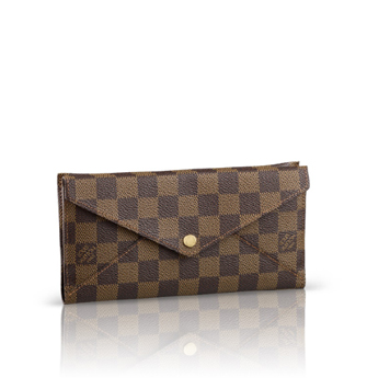 Louis Vuitton Outlet Damier Ebene Canvas Long Wallet Origami N63097