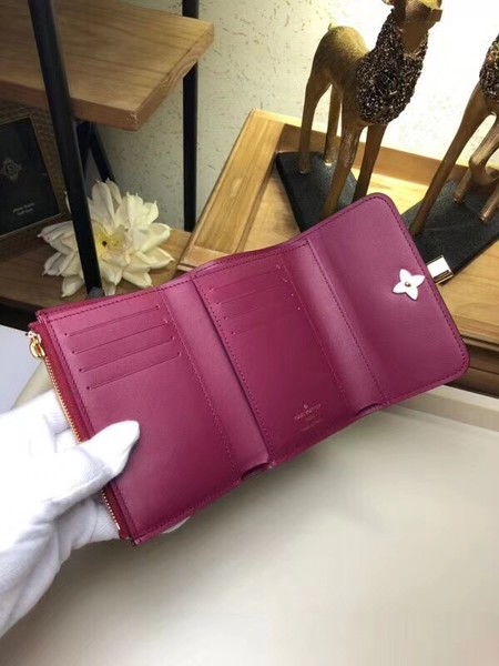 Louis Vuitton Outlet FLOWE Monogram Canvas Wallet 62578 wine