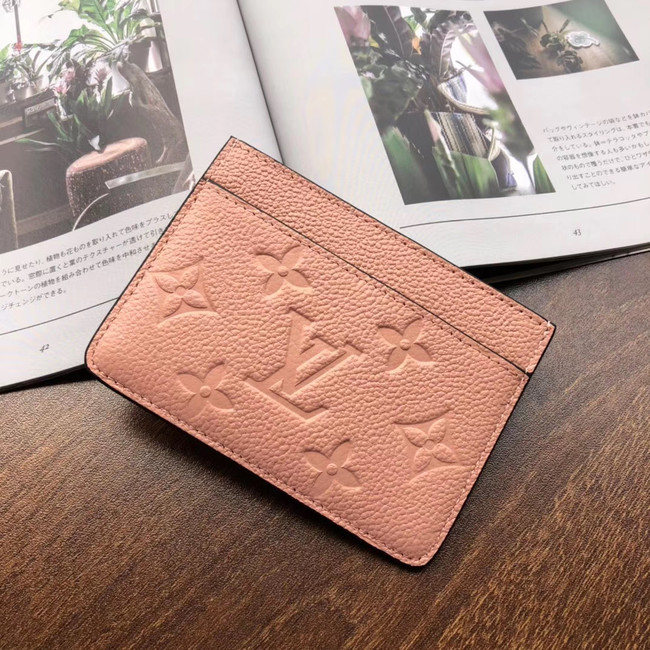 Louis Vuitton Outlet original CARD HOLDER M69171 pink