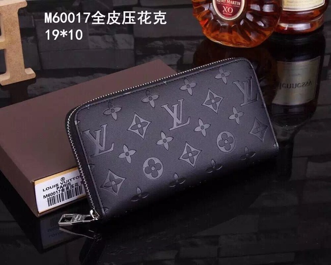 Louis Vuitton Outlet Monogram Embossing Wallet M60017 Black