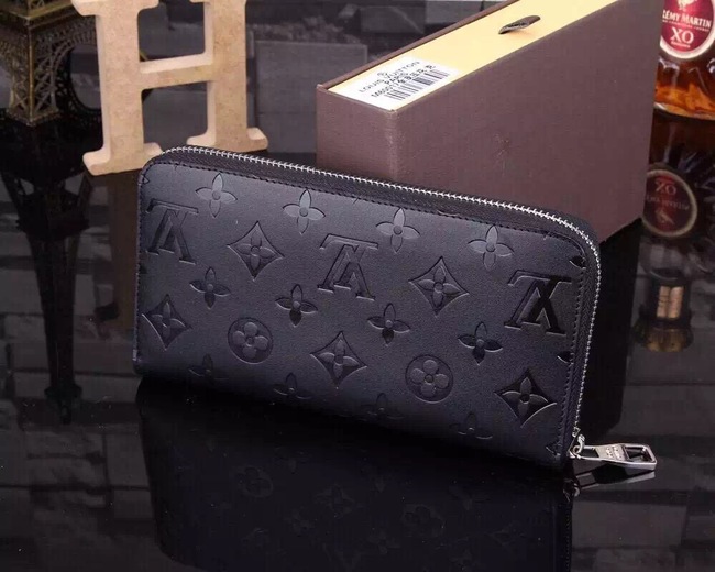 Louis Vuitton Outlet Monogram Embossing Wallet M60017 Black