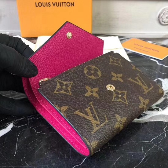 Louis Vuitton Outlet Monogram Canvas VICTORINE WALLET M41938 rose