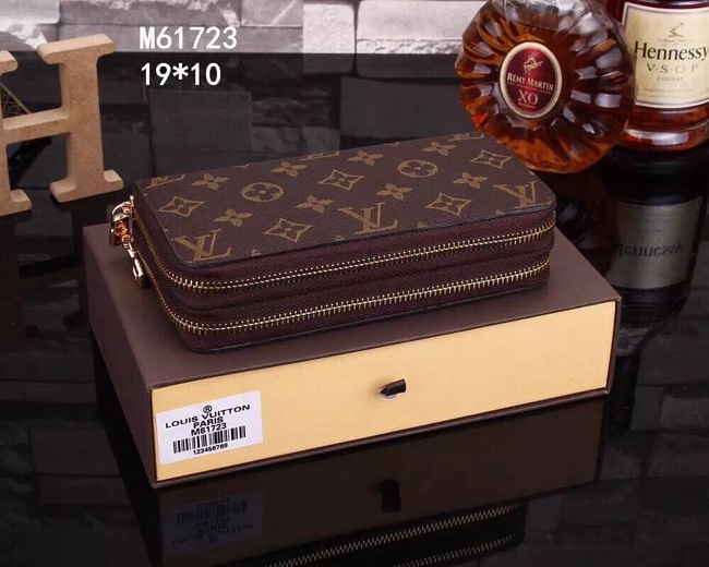 Louis Vuitton Outlet Damier Ebene Canvas Wallet M61723 Brown