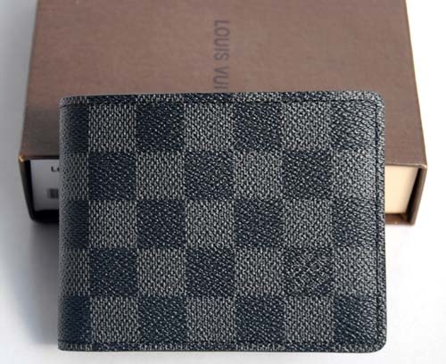 Louis Vuitton Outlet Wallet N62663 Damier Graphite Multiple For Bills And Credit Card