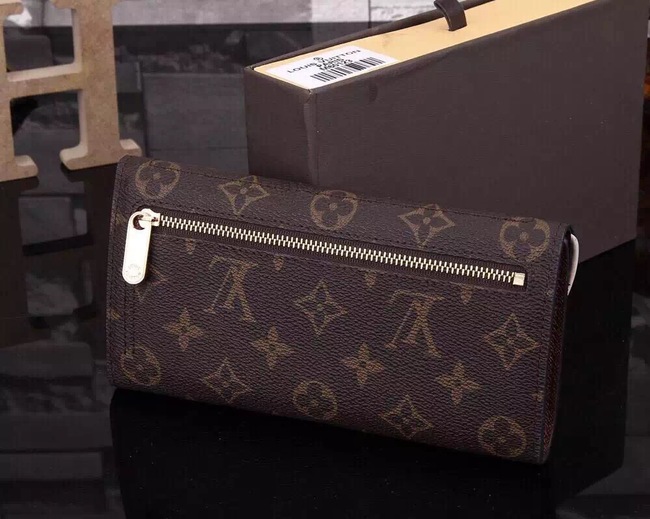 Louis Vuitton Outlet Monogram Canvas Eugenie Wallet M60123 Brown