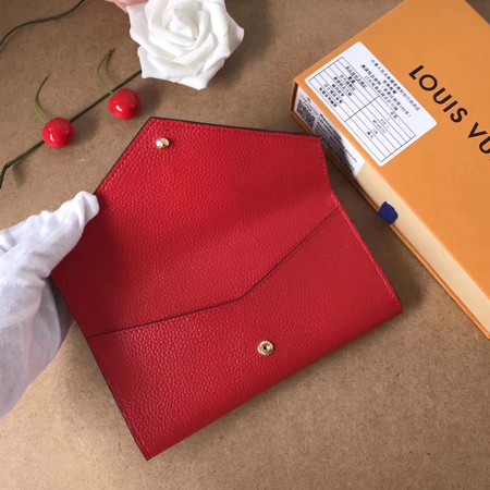 2017 Louis Vuitton Outlet MONOGRAM DOUBLE wallet M64317 red