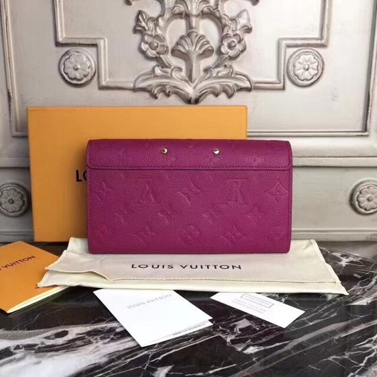 Louis Vuitton Outlet Original Monogram Empreinte Metis Wallet 62459 purple