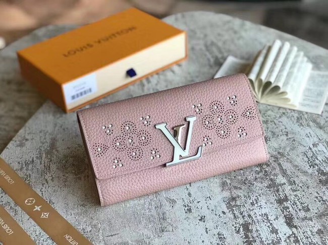 Louis Vuitton Outlet original CAPUCINES WALLET M62556 pink