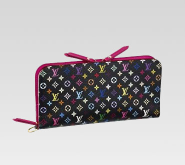 Louis Vuitton Outlet handbag monogram multicolore black insolite wallet m93754 (grenade lining)