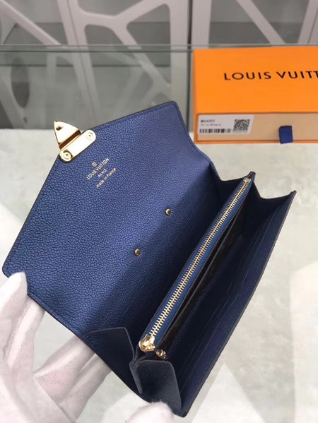 Louis Vuitton Outlet monogram canvas pallas wallet M62092 blue