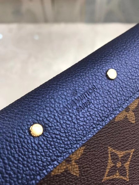 Louis Vuitton Outlet monogram canvas pallas wallet M62092 blue